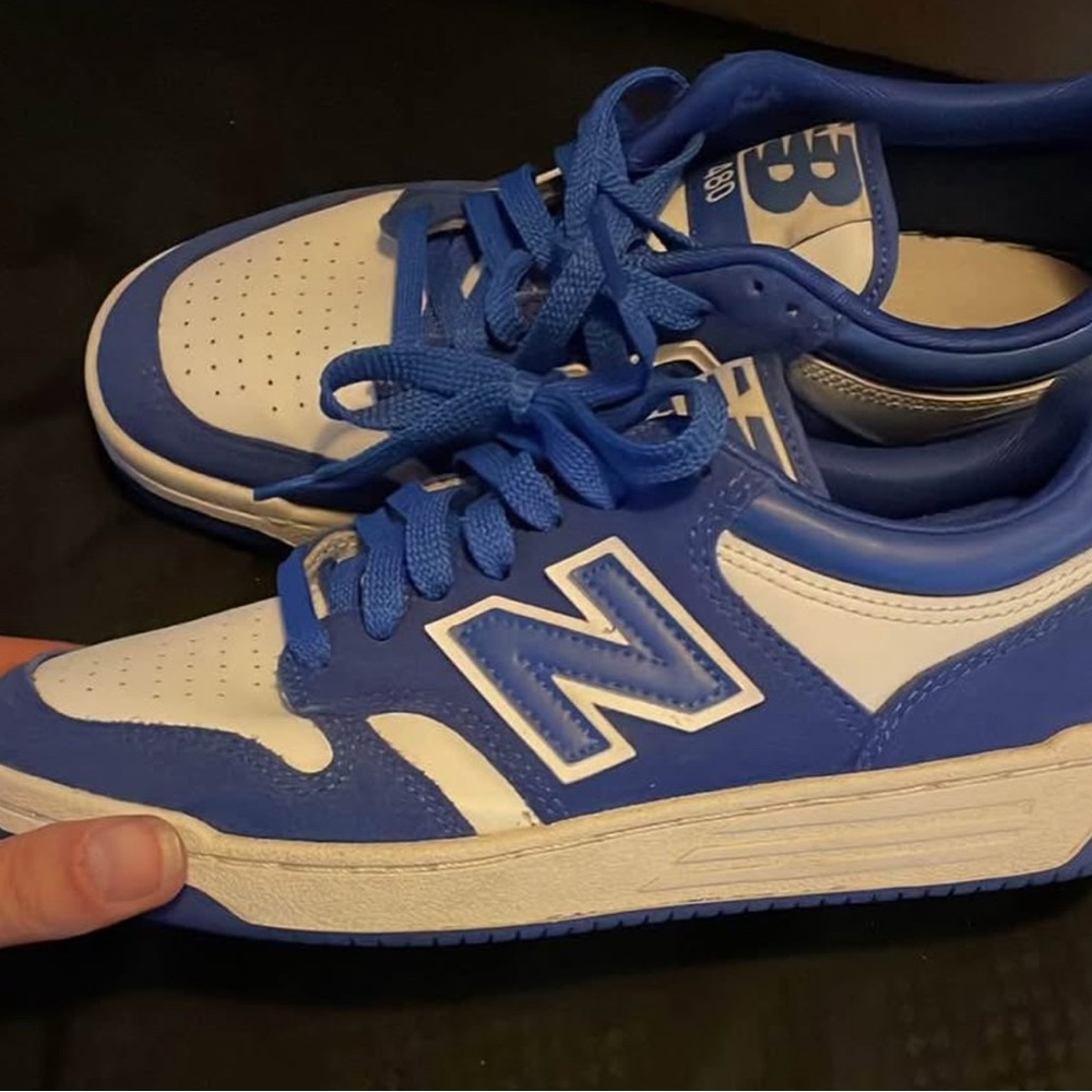 New Balance Royal Blue and White Athletic Shoes